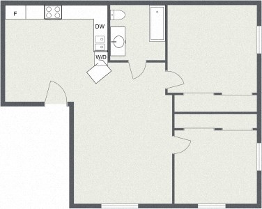 2 Bedroom 1 Bath , A 1180 Sq. Ft Floor Plan at Old Green Place  Apartments, Integrity Realty LLC, Beachwood, 44122
